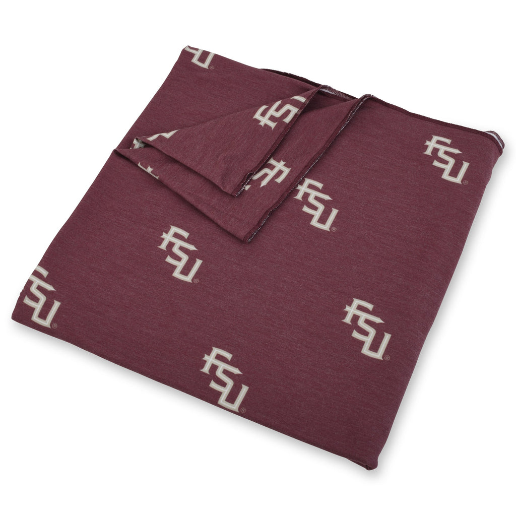 Florida State University Knit Swaddle Blanket – Soft Stretchy Baby Wrap – Officially Licensed FSU Seminoles Newborn Gift