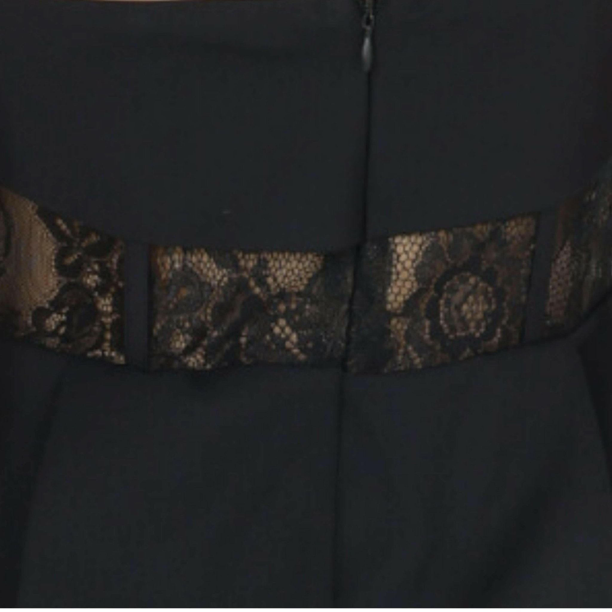 Daisy Strapless Lace Corset Dress (Black)