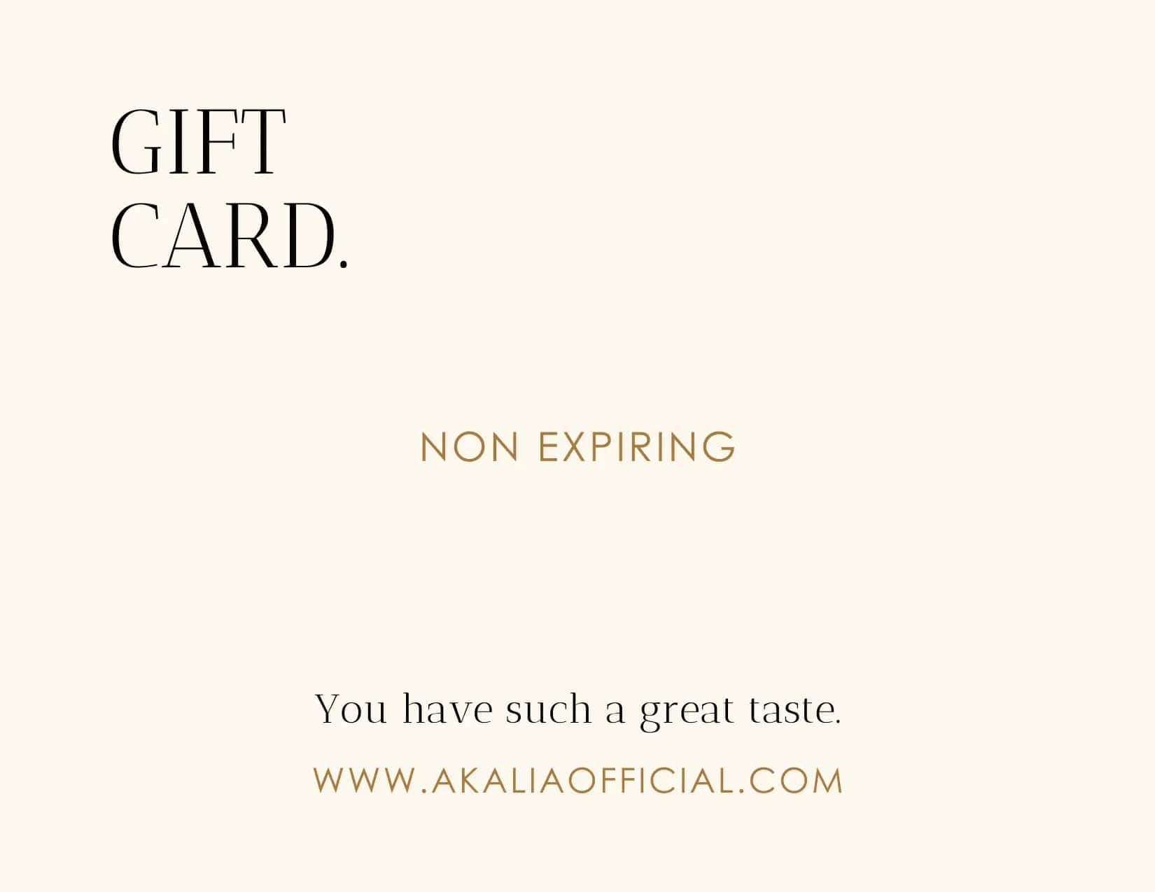 GIFT CARD