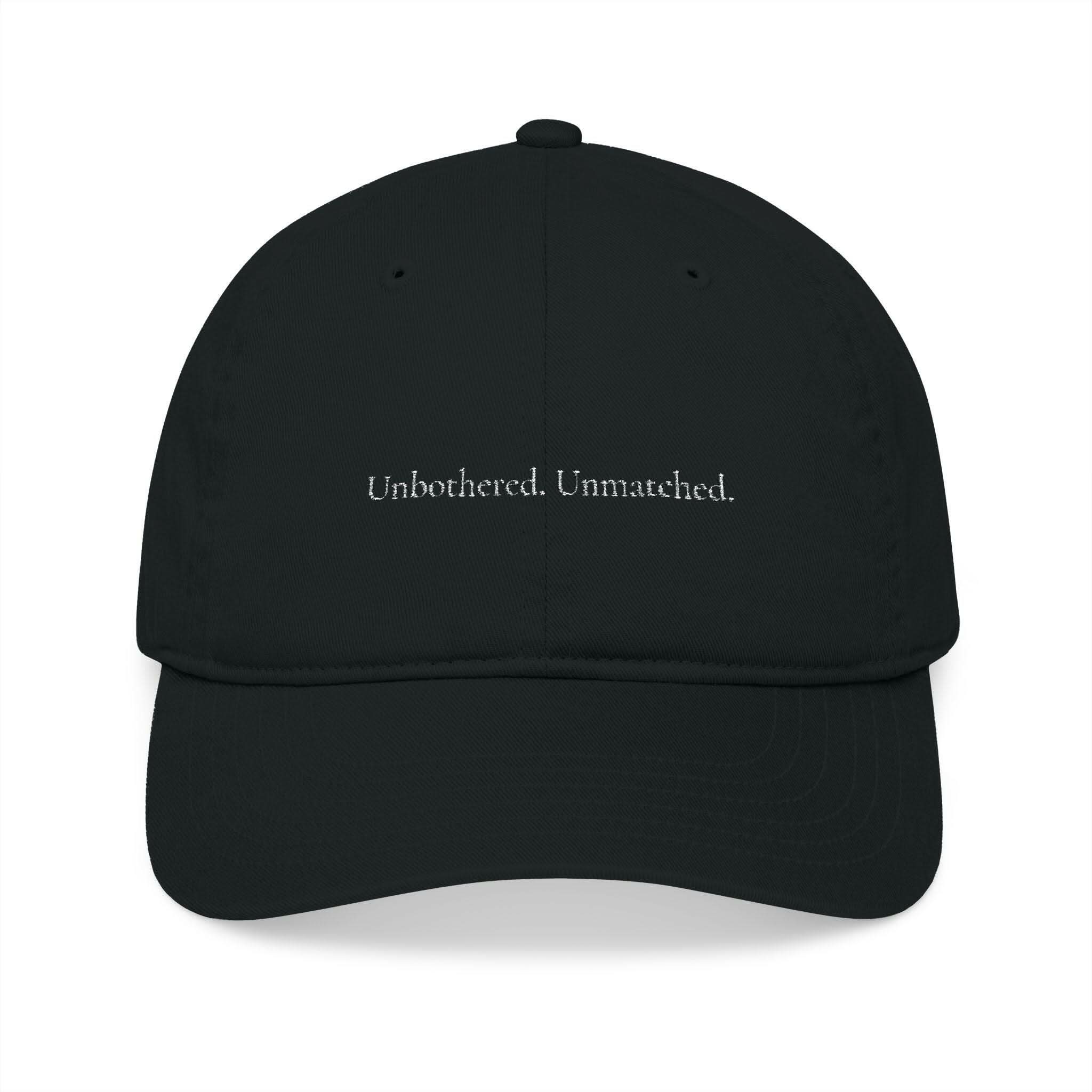 Organic Cotton  Embroidered Baseball Cap